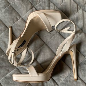 Zadie Square Toe Heel Dress Sandals